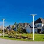 UFO design smart solar power 15W Led street light for park outdoor