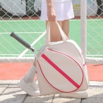 sports bag holds the tennis racket