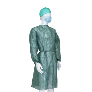 Hospital Use Disposale Elastic Cuffs Isoaltion Gown