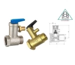 Water heater safety valve