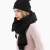 Import Touchscreen Function Cashmere Feel Embroidered Knit Beanie Hat Scarfs and Glove Sets from China