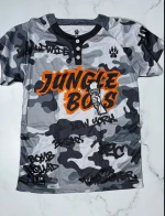 Custom Sublimated Baseball Jerseys Heavyweight Camouflage Team Dynamic Apparel Henley Button-Up Uniforms – TRE ZON INDU
