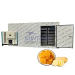Automatic tray type tomato potato chili mushroom industrial dryer, firewood burning cardamom cassava fish dryer