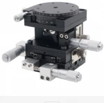 XYZR 4Axis Manual Displacement Platform High Precision Sliding Table Linear stage