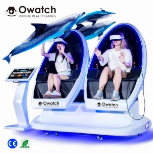 Amusement Park Rides 9D Egg VR Chair Virtual Reality Cinema Simulator