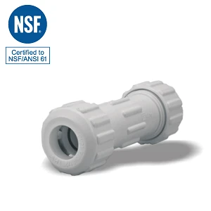 NSF Flow Grip PVC Compression Fitting-Coupler
