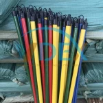 VietNam Eucalyptus Wooden Broom Handle Covered With PVC Color Grain for household items