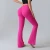 Import Women High Waist Flared Yoga Pants Ruched Butt Lifting Soft Stretchy Slim Fit Workout Casual Sports Trousers from China