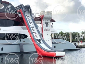 Quality Inflatable Yacht slide, Airtight Inflatable Water Slide