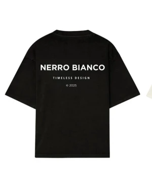 Nerro Bianco Iconic Black Oversize T-Shirt