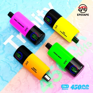 EPE 45000 Puffs Disposable Vape 3-in-1 Flavor Combination LED Display Mega Volume Wholesale