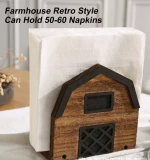 Wooden Farmhouse Napkin Holder
