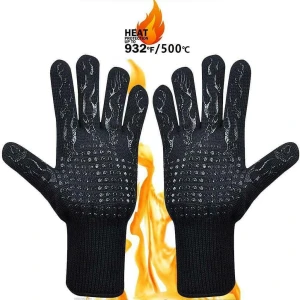 1472°F Heat Proof Resistant Barbecue BBQ Grilling Oven Gloves Kitchen Cooking