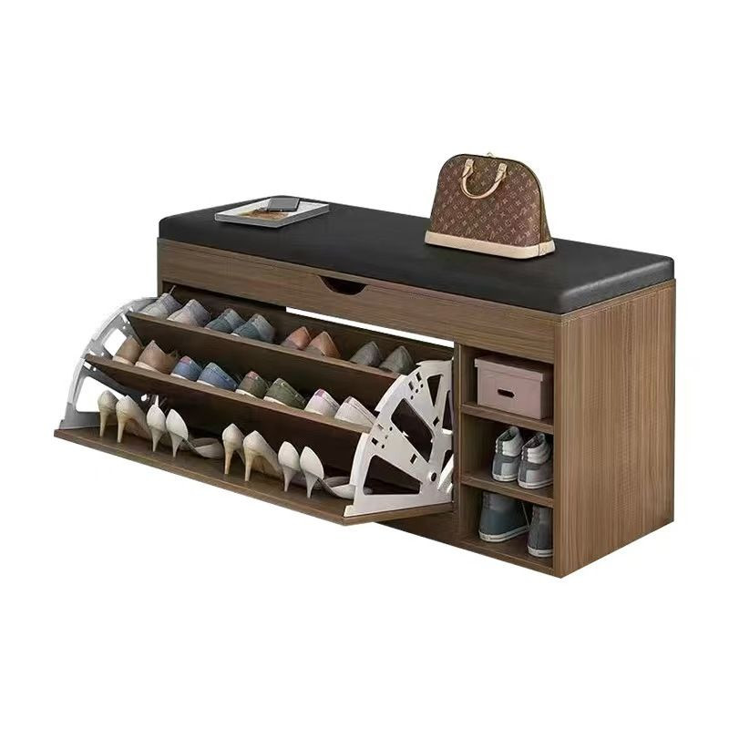 Buy Modern Wooden Shoe Rack With Storage Cabinet Shoe Rack Bench Living ...