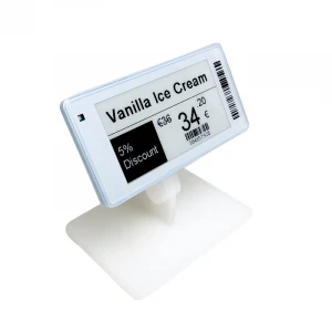 2.6" Electronic Shelf Label Display freeze labels