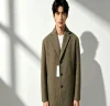 Men's Houndstooth  Wool Overcoat