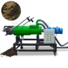 High quality manure dewatering screw press/pig manure solid liquid separator