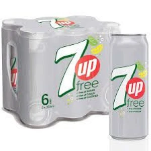 7up Free Carbonated Soft Drink Cans 355ml