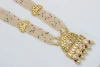 Antique Kundan Pearl Beaded Gold Plated Necklace Set
