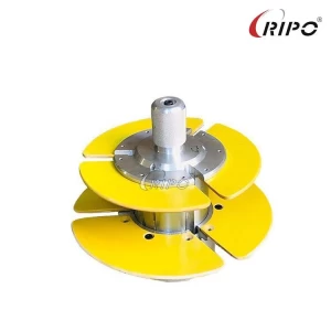 Extruder spare parts yellow steel high speed wire rolling bobbin for Wire and cable