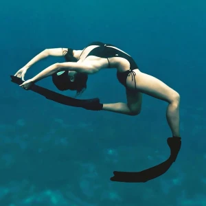 Professional diving fins Adjustable men's and women's freestyle diving training frog shoes silicone fins