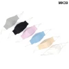 Solid Color Box Shape Triple Layer Reusable/Washable/Breathable Cotton Face Mask with SMMS Filter Brisas MK39