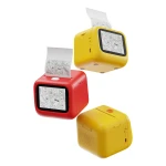 AI Voice to Image Printer for Kids, Mini Sticker Printer, Creative Learning Toy with Customizable Design