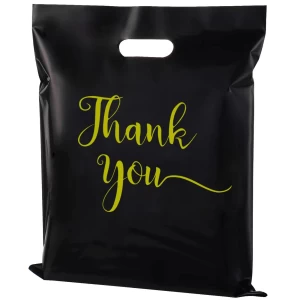Jarslang 100Pcs Thank You Merchandise Bags, Extra Thick 2.76 Mil Wholesale Retail Shopping Bag, Boutique Bag