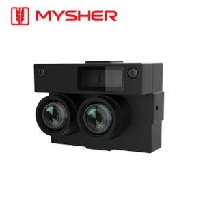 Wide dynamic range dual-lens camera module with infrared binocular detection