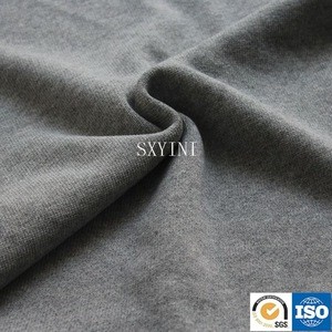 100% cotton comfortable thick texture french terry  gray fabric