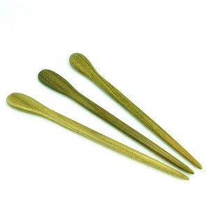 100% Green Sandalwood Hair Stick Wood Hair Pins