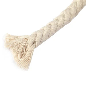100% Natural Cotton Cord Recycled Wholesale Braided Rope Cotton Rope for Packaging