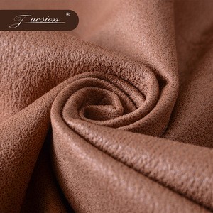 100% Polyester Sofa Velvet Hemp Suede Fabric for Sofa