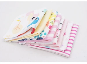 100% Pure Cotton Solid Color One Size 8 pcs/pack Baby Small Square Towel Feeding Accessories Saliva Towel Baby Washcloths Set