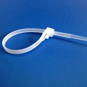 100pcs Reuse nylon self locking adjustable tie loose cable ties 8 * 150 mm, reusable self locking cable tie electric