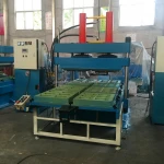 100T Rubber Tile Molding Machine/rubber floor tiles vulcanizing press