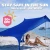 Import 10*10 ft family portable pop up sun shelter waterproof UPF50 UV protection tent with 4 aluminum poles beach shade canopy tent from China