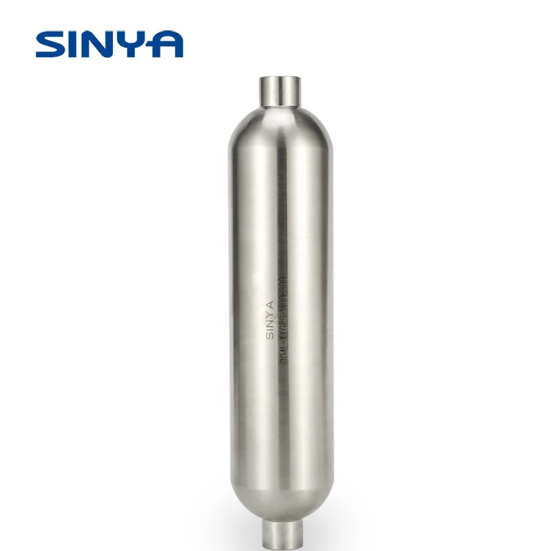 1/2 Female Npt 100 Bar 1000cc 316L Ss 304L  Stainless Steel  Psi alloy 400 Single End Double Ended Miniature Sample Cylinders