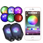 12V Colorful Car Neon Lights with Remote Dream Color Flow Underbody Lights