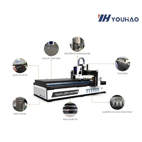 1325 atc CNC Router Machine  auto tool change multispindle cnc router in kitchen cabinet