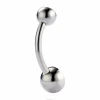 14g ASTM F136  Titanium  Bezel Gemmed Navel Belly Buttun Ring Body Piercing Jewelry  Wholesale