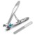 Import 15mm Stainless Steel Opening Extra Large Nail Clippers Cutter with Nail File for Thick Nails from China
