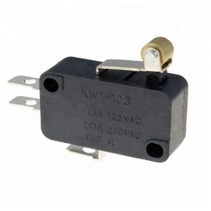 16A 250V 3pin simulated roller lever electric burgess micro switch