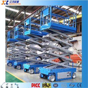 16m Self-Propelled Electric Scissor Ladder Scaffolding Mobile Man Lift Table Platform with Cheap Price