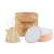 Import 16Pcs Reusable Cotton Make up Facial Remover Double layer Pads Nail Cleaning bamboo makeup remover pads from China