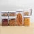 Import 1700ml Transparent Food Grade BPA Free Rectangle Airtight Kitchen Storage Food Box Container from China