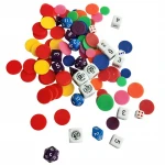 183 pcs  deluxe probability kit by teaching resources educational math tool  pre-school math learning kit science kit for kids