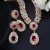 Import 18K Gold Plated Copper Alloy Cubic Zirconia Wedding Accessories Bridal jewelry Sets from China