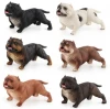 1pcs  The simulation Animal models Bulldog mini 3D Dog toys for kids educational toy
