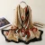 Import 2 colors dropshipping 100 silk satin soft square  CC letter C C print scarf  90x180 square shawl from China